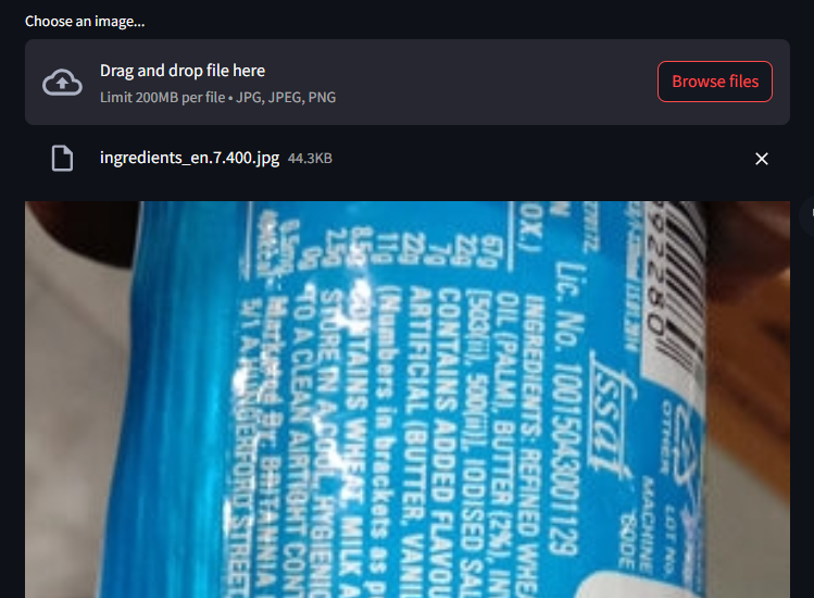 Image Prompt Screenshot